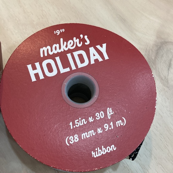 Bundle (4) rolls Christmas holiday ribbon - Picture 5 of 10